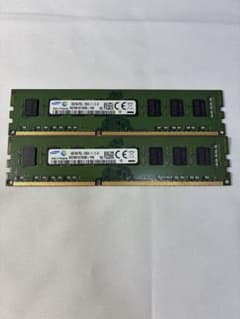 ジャンク品】Samsung DDR3 8GB (4GB x 2) メモリ - メルカリ