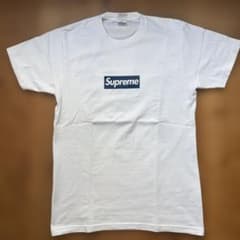 15SS Supreme× ニューヨーク・ヤンキース ホワイト TシャツMサイズ 