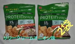 おやつカンパニー　プロテインスナック サワークリームオニオン味 40g　2袋のサムネイル
