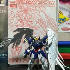 RG ウイングガンダムゼロカスタム&ドライツバーク ガンプラのサムネイル