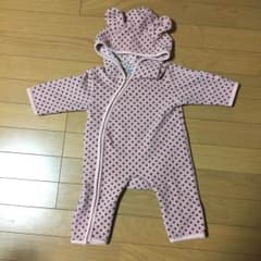 くまちゃん厚手ロンパースのサムネイル