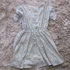 mysty woman　水色と薄紫の花柄ワンピースのサムネイル