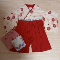 袴ロンパース 女の子 80㎝のサムネイル