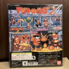 専用 スーパーファミコン ドンキーコング2 ガチャガチャ台紙 1996年