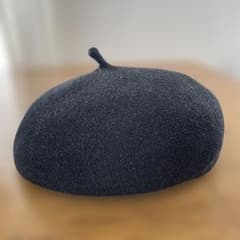 ベレー帽　黒のサムネイル