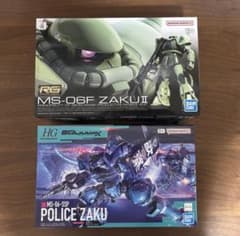 【値下げ】ガンプラまとめ売り RGザク　HG軍警ザク　MGSDフリーダムガンダム