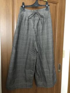 Ｌサイズ ☆*。゜﻿グレンチェック ワイドパンツのサムネイル
