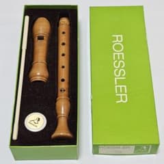 希少　レスラー　木製リコーダー　全長　約32cm　西ドイツ製　② 希少 レスラー 木製リコーダー 全長 約32cm 西ドイツ製 ②