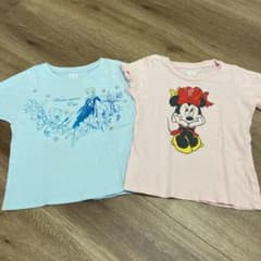 あやかさん　専用　ユニクロ Tシャツ100サイズ 2枚セットのサムネイル