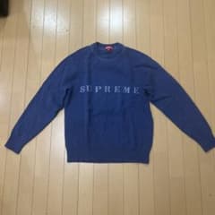 SUPREME ブルー クルーネックセーターのサムネイル
