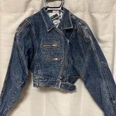 VADIM デニムジャケット ライダース風 ショート丈のサムネイル