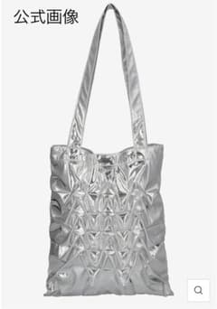 ◇美品◇2万◇クリエイトクレイル◇シルバートートバッグ◇大きめ