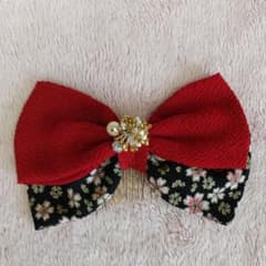 手作りちりめん髪飾りのサムネイル