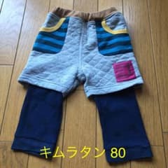 レギンススパッツ付きズボン パンツ80のサムネイル