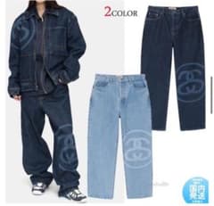 stussy デニムセットアップ　ネイビーのサムネイル