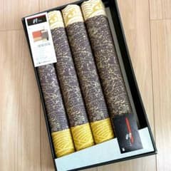 未使用】座布団カバー 八端判 粋ごよみ 西川産業 4枚セット 箱無し
