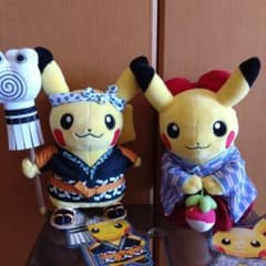 ポケモンぬいぐるみ　火消し・袴姿のピカチュウ　ポケモンセンタートウキョーDX限定のサムネイル