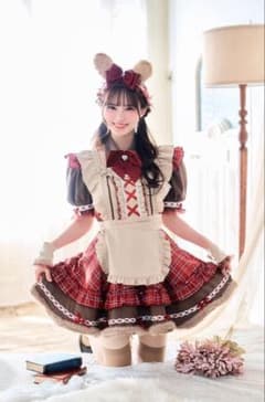 ロココチェックアニマルメイド【Malymoon/マリームーン】 - メルカリ