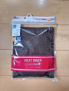 HEAT INNER COLMOS PLUS Lサイズ クルーネック 半袖