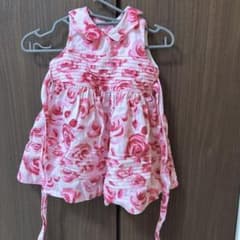 Laura Ashley のピンクローズワンピース　ブルマつき　最終値下げ♡のサムネイル