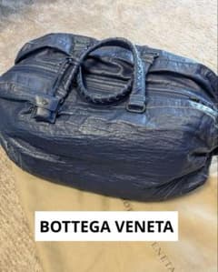 BOTTEGA VENETA ネイビー ダッフルバッグ
