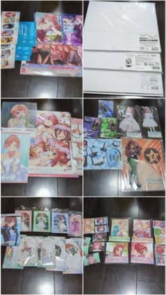 五等分の花嫁BD DVD 購入特典一花二乃三玖四葉五月ミニ色紙| Buyee日本