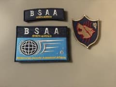 バイオハザード　BSAA ハウンドウルフ隊　ワッペンセット バイオハザード BSAA ハウンドウルフ隊 ワッペンセット - メルカリ