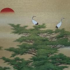 掛け軸/鶴と松/太巻き 二重箱 掛け軸/鶴と松/太巻き 二重箱 - メルカリ