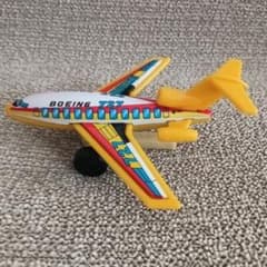 昭和レトロ ブリキ おもちゃ 飛行機 BOEING727 日本製 - メルカリ