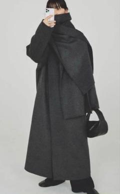 ほぼ未使用 美品 トゥデイフル todayful ☆ストールウールコート