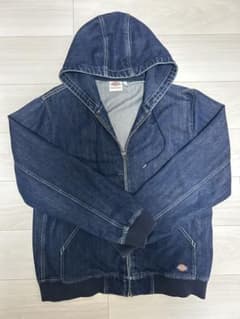 dickies ジップパーカー　デニム　ネイビーのサムネイル