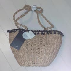 ZARA　ハンドメイド　かごバックのサムネイル