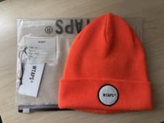 WTAPS オレンジ ニット帽 WTAPS オレンジ ビーニー - メルカリ