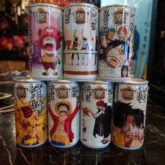 ワンピース 15周年記念 缶緑茶7種セットのサムネイル