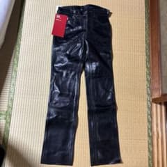 Levi's 505 ORIGINAL ZIP FLY レザーパンツ新品W29のサムネイル