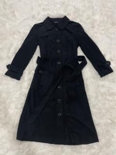 23区　コート　ワンピース　黒