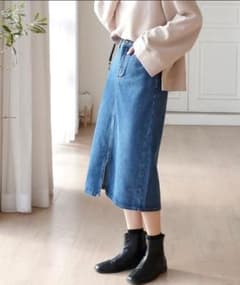 【fixstore様専用】デニムタイトスカートのサムネイル