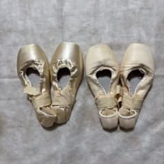 BLOCH バランスヨーロピアン4.5 XXX 2足 ゴム リボン付トゥシューズ BLOCH バランスヨーロピアン4.5 XXX 2足 ゴム リボン付トゥシューズ