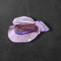 美品　BEAMS MINI 日よけ付き　ハット ピンク パープル　52〜54cmのサムネイル