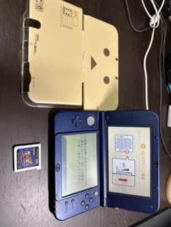 任天堂　3DSLL　本体　充電コード　ダンボ―カバー　モンハンXXカセット付きのサムネイル
