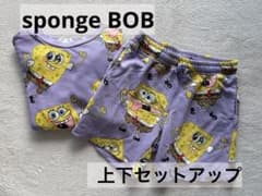 ＊H&Mスポンジボブ 半袖Tシャツ パンツ セットアップのサムネイル