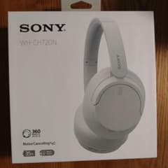 ◎お値下げしました【新品未使用】SONYヘッドホン　WH-CH720Nホワイトのサムネイル