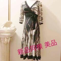 美品★ カシュクールワンピース ラップワンピース ワンピース ワンピースドレスのサムネイル