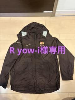 Nike FC Barcelona ウィンドブレーカー Mブラウン - メルカリ