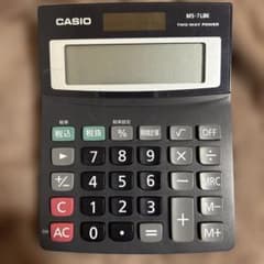 CASIO M5-7LBK 二重電源 電卓のサムネイル