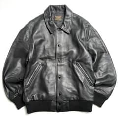 美品 SKOOKUM レザースタジャン M 黒 羊革 本革 アメカジ 美品 SKOOKUM レザースタジャン M 黒 羊革 本革 アメカジ - メルカリ