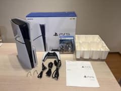 PS5 디스크 드라이브 탑재 모델 본체 CFI-2000 1TB 몬한와일즈 첨부