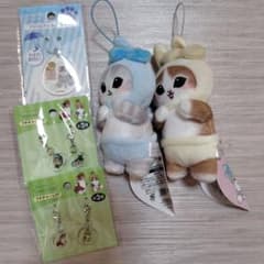 mofusand ぬいぐるみ プチチャーム アンブレラチャーム セット