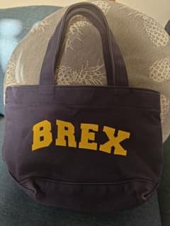 宇都宮BREX トートバッグ ネイビー ブレッキー刺繍のサムネイル