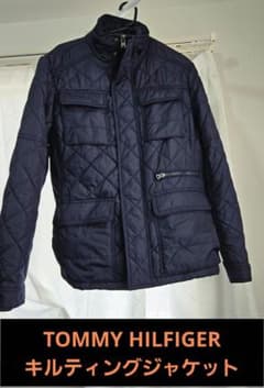 【美品】TOMMY HILFIGER ネイビー キルティングジャケットのサムネイル